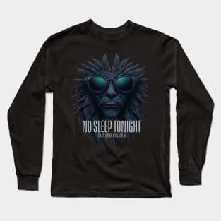 Techno T-Shirt - No Sleep tonight - Catsondrugs.com - Techno, rave, edm, festival, techno, trippy, music, 90s rave, psychedelic, party, trance, rave music, rave krispies, rave flyer T-Shirt Long Sleeve T-Shirt